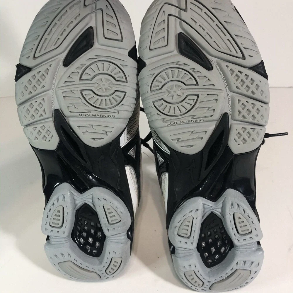 Mizuno Wave Supersonic Women's Size 8 Shoes White/Black Volleyball V1GC184008 - Picture 8 of 9